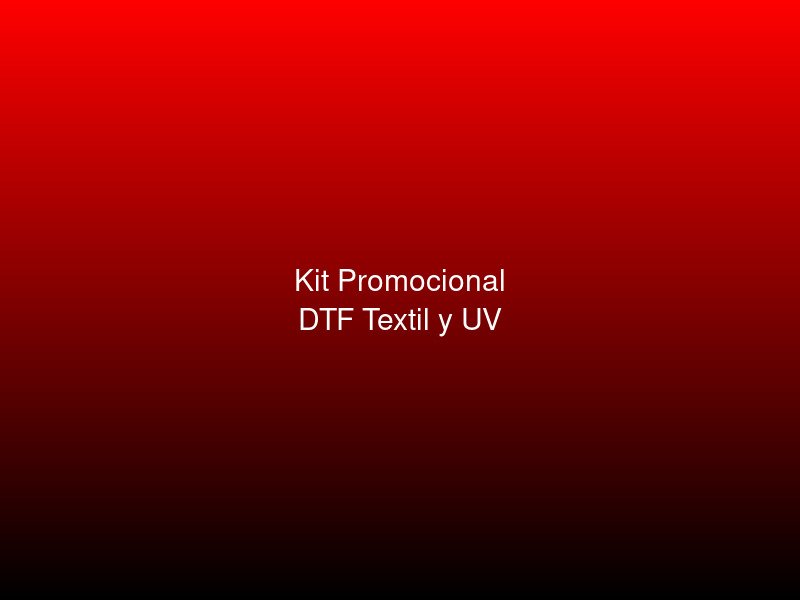 Kit promocional empresarial personalizado
